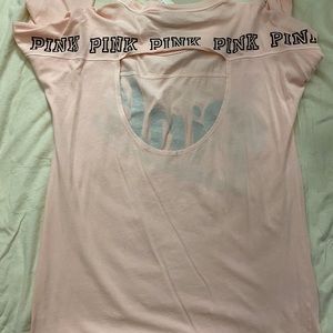 VS PINK OPEN BACK LONG SLEEVE!
